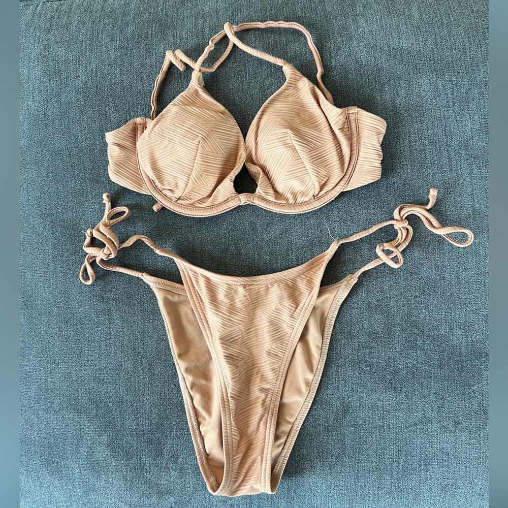 Tan Bikini Set